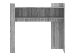 Mesa consola de madera de ingeniería gris Sonoma 100x35x90 cm
