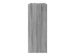 Mesa consola de madera de ingeniería gris Sonoma 100x35x90 cm