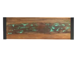 Mesa consola de madera maciza reciclada 110x35x76 cm ES946621
