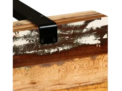 Mesa consola de madera maciza reciclada ajustable