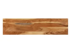 Mesa consola de madera maciza de acacia 120x30x75 cm ES338550