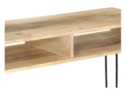 Mesa consola de madera maciza de mango 115x35x76 cm ES246898
