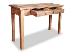 Mesa consola de madera maciza reciclada 123x42x75 cm ES336237