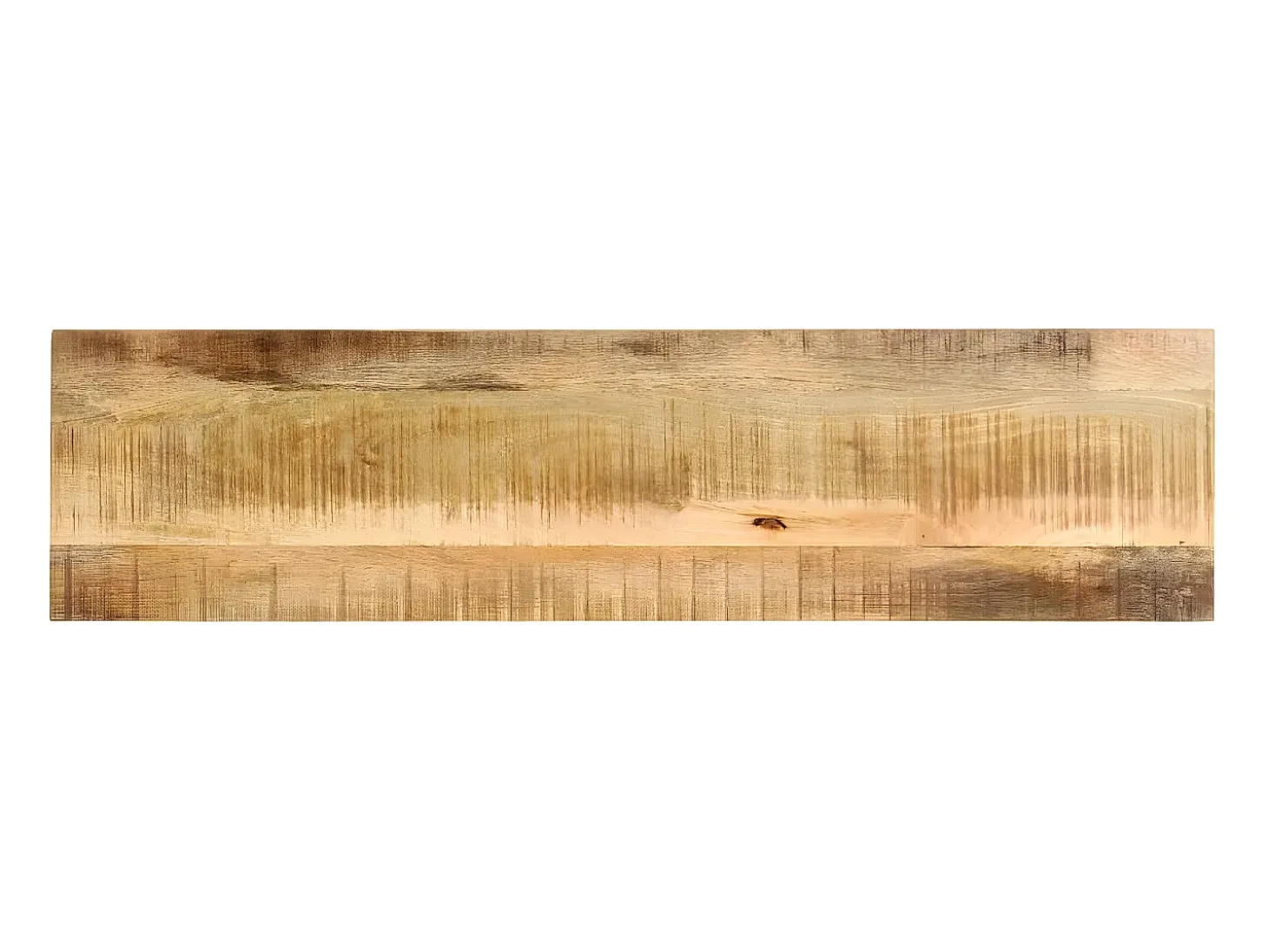 Mesa consola de madera maciza de mango en bruto 140x35x76 cm ES725898