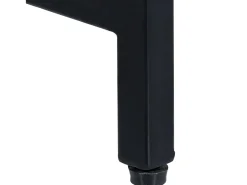 Mesa consola de madera maciza de mango en bruto 140x35x76 cm
