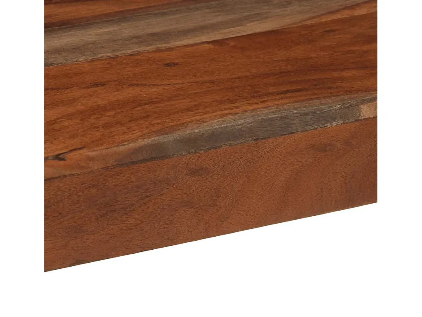 Mesa consola de madera maciza de acacia 120x30x76 cm