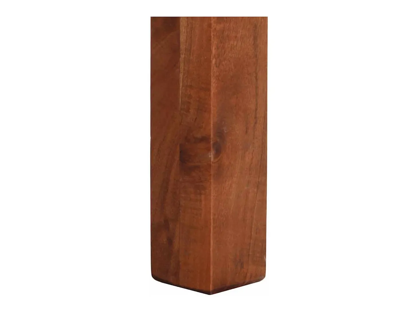 Mesa consola de madera maciza de acacia 120x30x76 cm