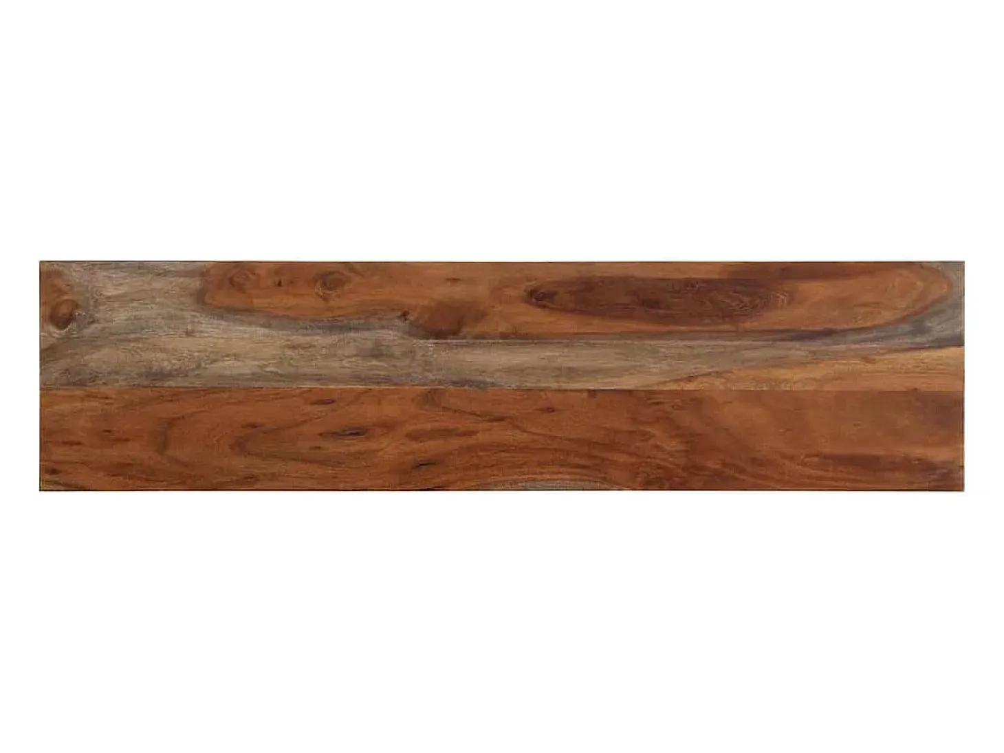Mesa consola de madera maciza de acacia 120x30x76 cm