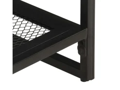 Mesa consola de madera maciza de acacia 110x35x75 cm ES869082