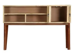 Mesa consola de madera maciza de mango rugosa 115x30x76 cm ES250736