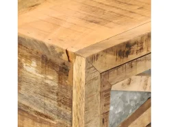 Mesa consola de madera maciza de mango 110x30x76 cm ES337873