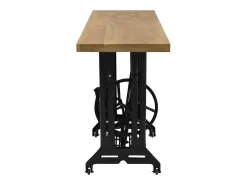 Mesa consola de máquina de coser 110x40x75 cm