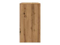 Mesa consola de roble artesanal 89x41x76,5 cm madera de ingeniería