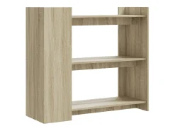 Mesa consola de roble Sonoma 100x35x90 cm madera de ingeniería