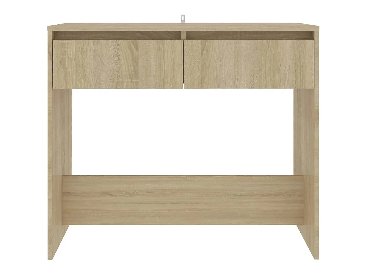 Mesa consola de roble Sonoma 89x41x76,5 cm madera de ingeniería