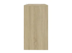 Mesa consola de roble Sonoma 89x41x76,5 cm madera de ingeniería