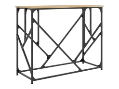 Mesa consola de roble Sonoma 100x40x80 cm madera de ingeniería