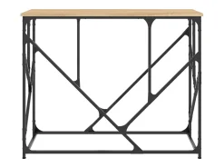 Mesa consola de roble Sonoma 100x40x80 cm madera de ingeniería