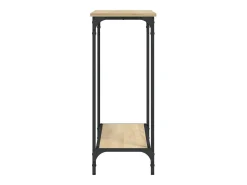 Mesa consola de roble Sonoma 101x30,5x75 cm madera de ingeniería