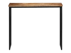 Mesa consola de teca maciza reciclada 90x30x76 cm ES895752