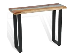 Mesa consola de teca 100x35x75 cm ES517208