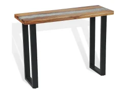 Mesa consola de teca 100x35x75 cm