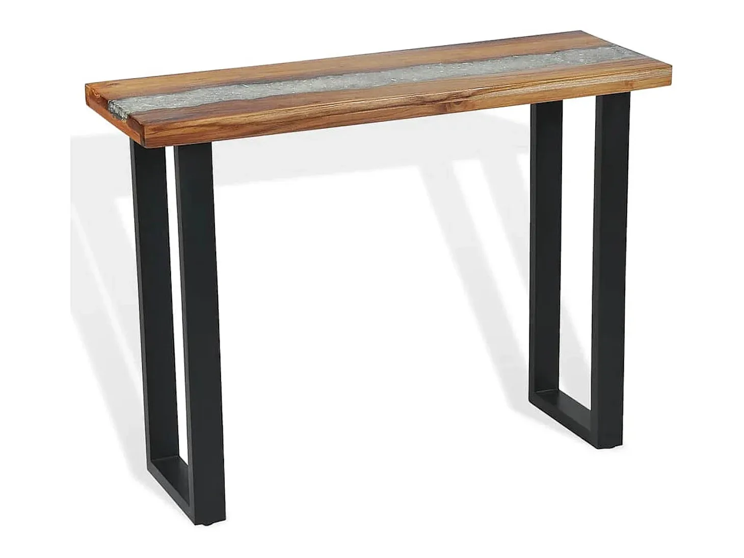 Mesa consola de teca 100x35x75 cm