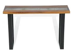 Mesa consola de teca 100x35x75 cm