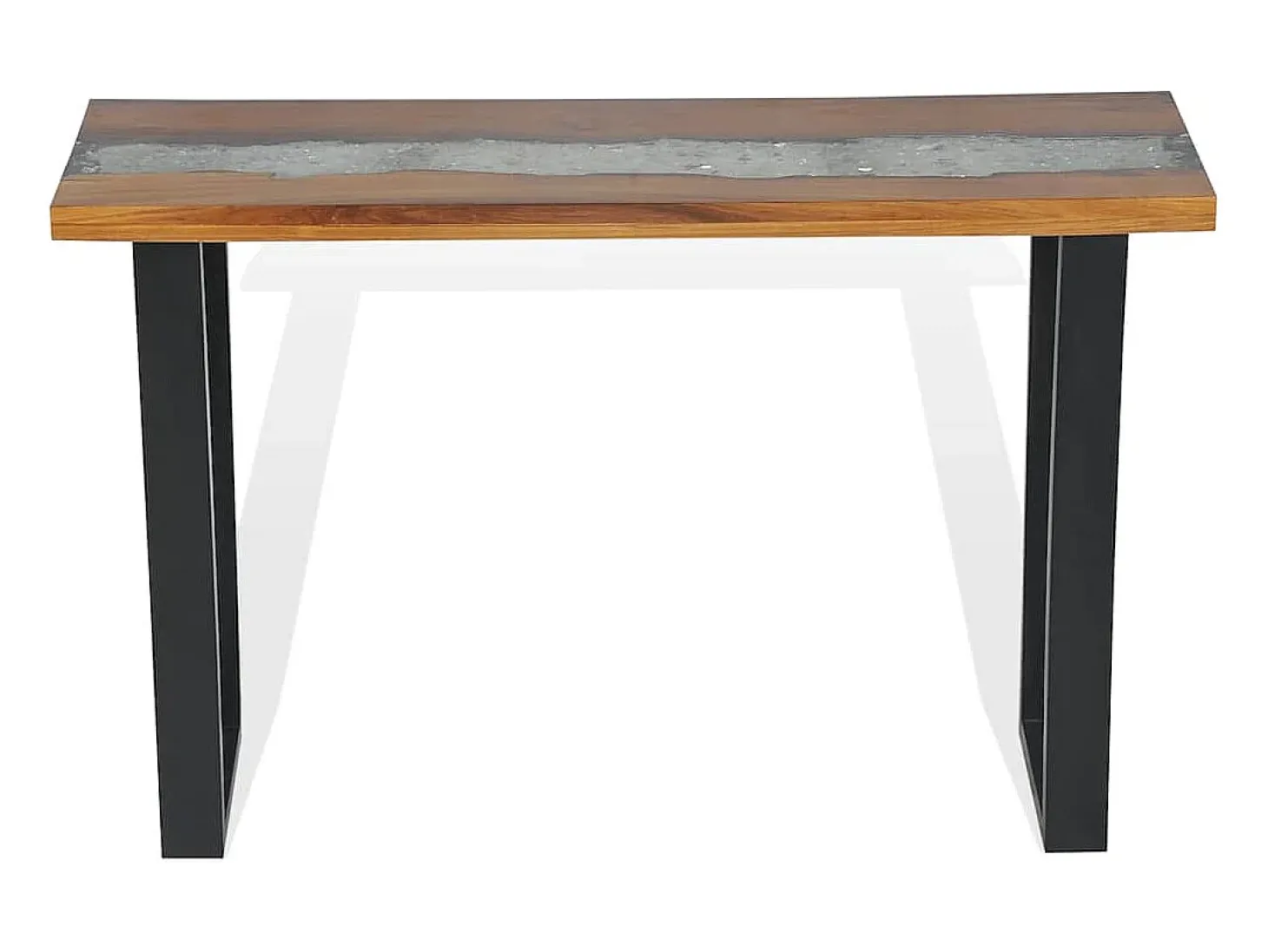 Mesa consola de teca 100x35x75 cm