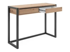 Mesa consola Denver 44 color roble artesanal y gris antracita