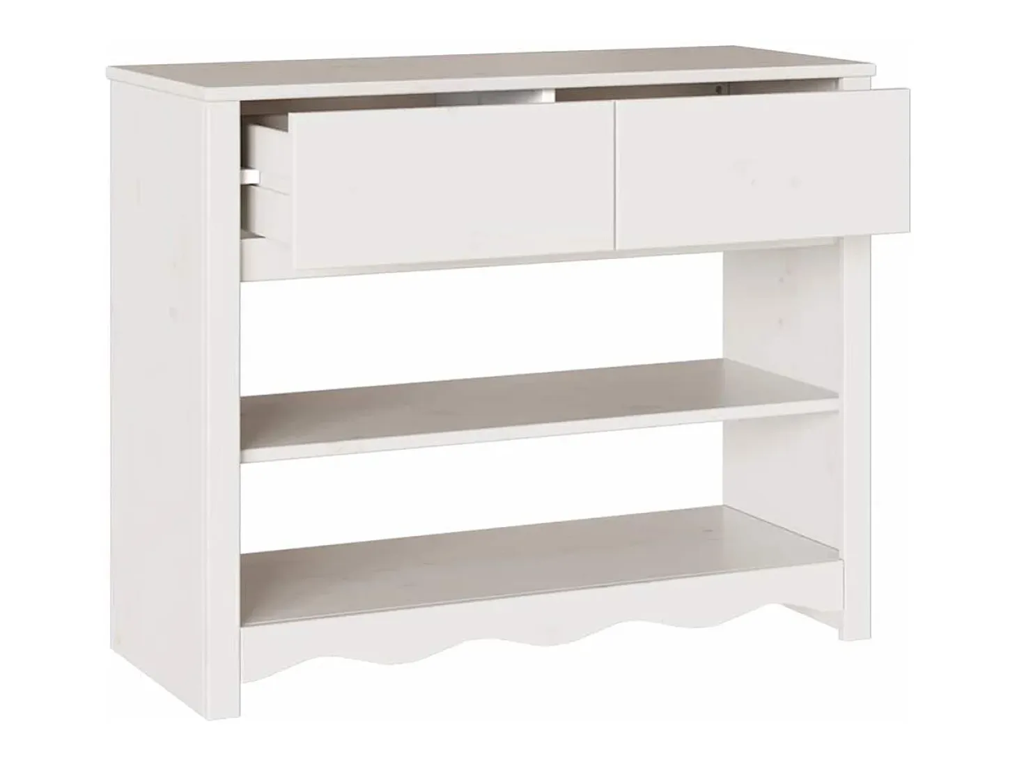 Mesa Consola Drammen 89.5 x 37 x 73 cm Madera maciza de pino