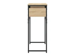 Mesa consola estante madera ingeniería roble Sonoma 75x30x75 cm