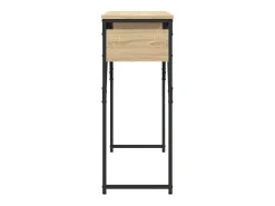 Mesa consola estante madera ingeniería roble Sonoma 105x30x75cm