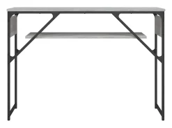 Mesa consola estante madera ingeniería Sonoma gris 105x30x75 cm ES851355