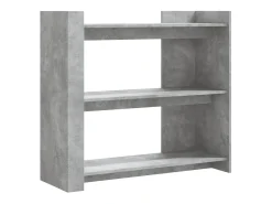 Mesa consola gris hormigón 100x35x90 cm madera de ingeniería