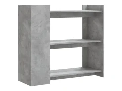 Mesa consola gris hormigón 100x35x90 cm madera de ingeniería
