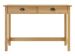 Mesa consola Hill con 2 cajones madera pino 110x45x74 cm