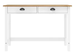Mesa consola Hill con 2 cajones madera pino 110x45x74 cm
