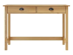Mesa consola Hill con 2 cajones madera pino 110x45x74 cm