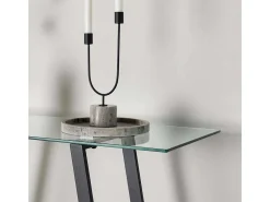 Mesa consola Horten negra.