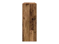 Mesa consola madera contrachapada envejecida 105x30x80 cm