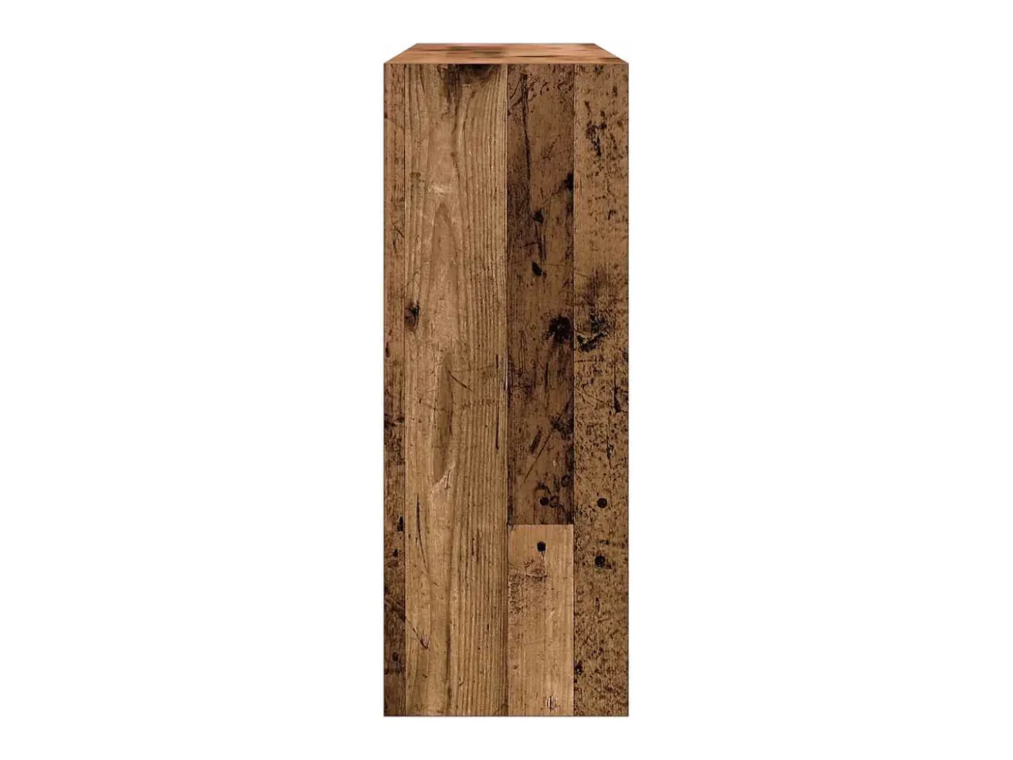 Mesa consola madera contrachapada envejecida 105x30x80 cm