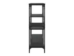 Mesa consola madera contrachapada negro 103x32x95 cm