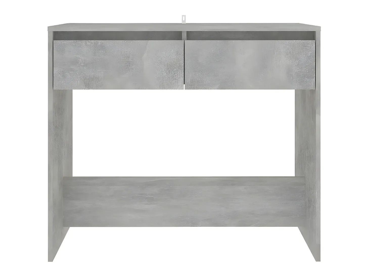Mesa consola madera contrachapada gris hormigón 89x41x76,5 cm ES123867