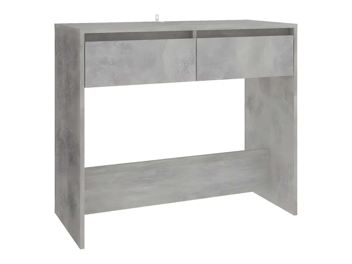 Mesa consola madera contrachapada gris hormigón 89x41x76,5 cm ES123867