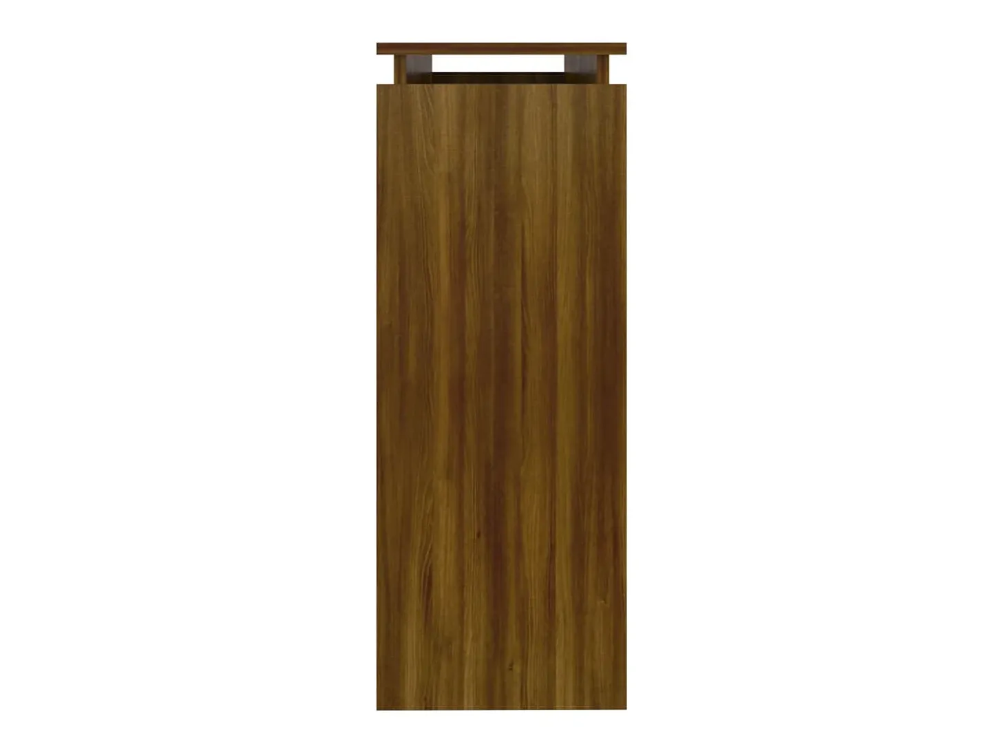 Mesa consola madera contrachapada roble marrón 102x30x80 cm ES293279