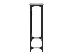 Mesa consola madera de ingeniería gris Sonoma 102x22,5x75 cm