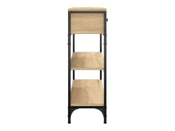 Mesa consola madera de ingeniería roble Sonoma 72,5x25x75 cm