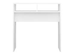 Mesa consola madera de ingeniería blanco 78x30x80 cm ES209592