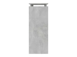 Mesa consola madera de ingeniería gris 80x30x80 cm